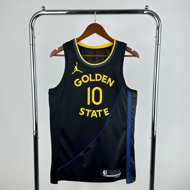 NBA 2025 Golden State Warriors Round Neck JORDAN Edition Black Jersey BUTLER Ⅲ #10 S-XXL