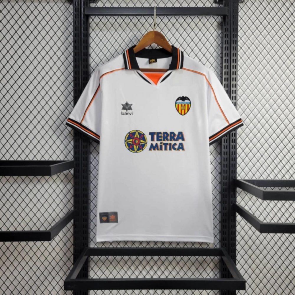 Retro Valencia 1999/00 Home jersey Fan Version