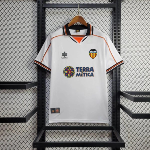 Retro Valencia 1999/00 Home jersey Fan Version