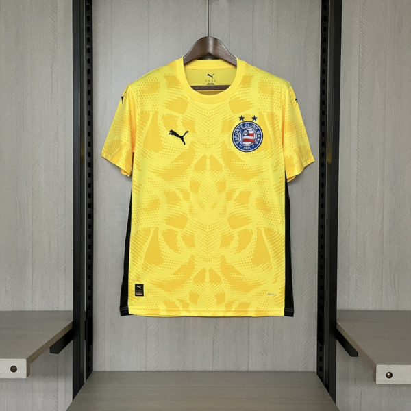 2025/26 Bahia Goalkeeper Yellow jersey Fan version