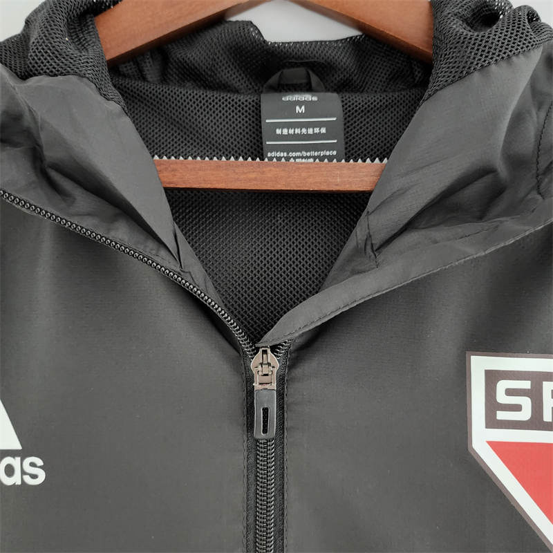 2022 Sao Paulo Windbreaker Black jersey Sport Unifom