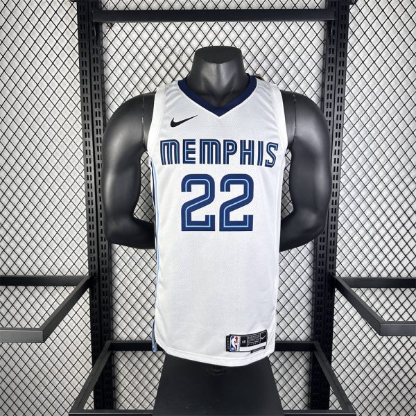 NBA Memphis Grizzies 2023 Round Neck White Jersey BANE#22 S-XXL