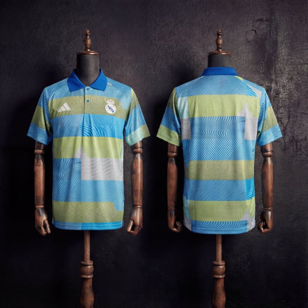 2025/26 Real Madrid Training Colorful Polo Fan version