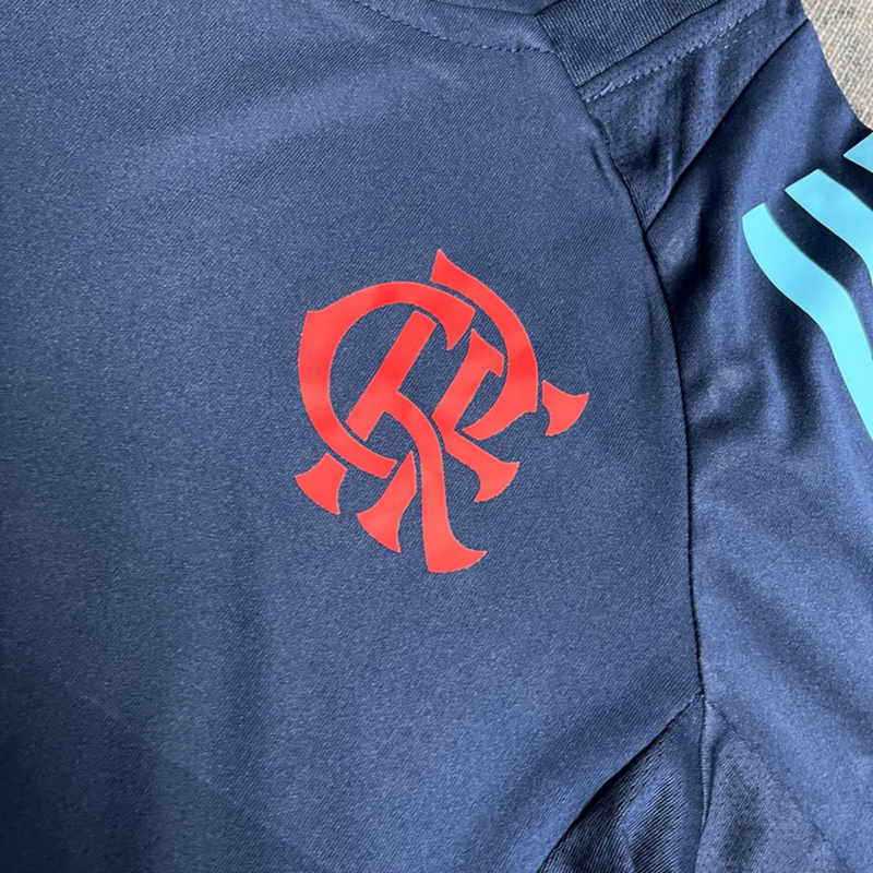 2025/26 Flamengo Training Dark Blue jersey kids Kits size: 16-28
