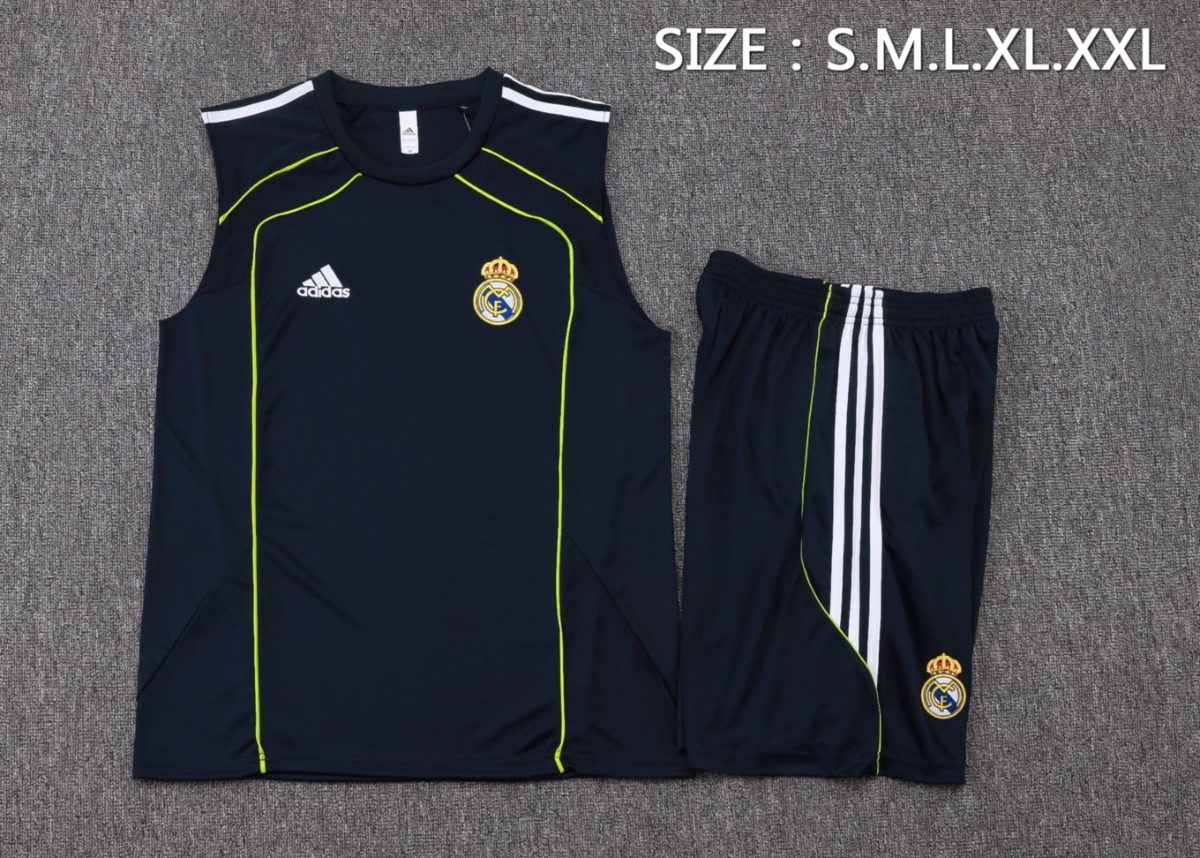 2026 Real Madrid Cyan Training Set Shirt and Shorts