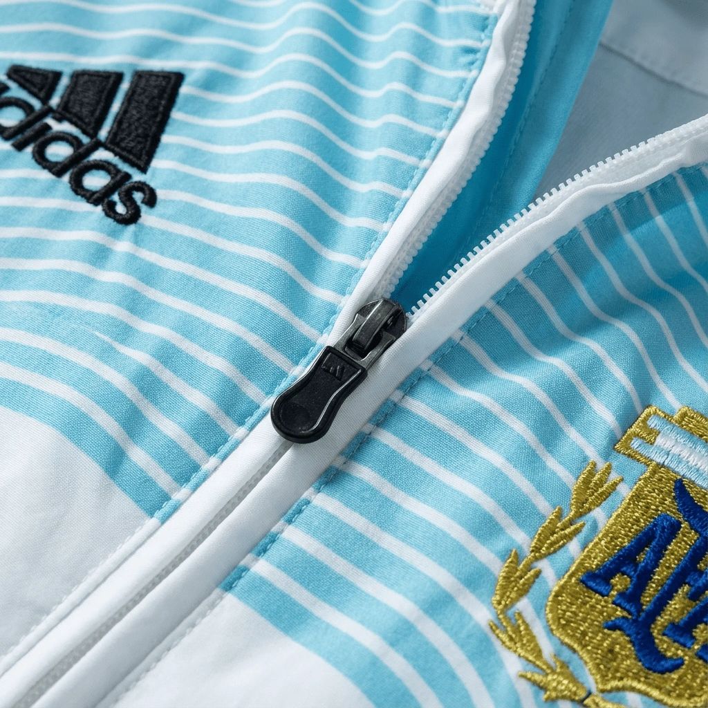 2026 Argentina White Windbreaker Sport Unifom jersey Sport Unifom