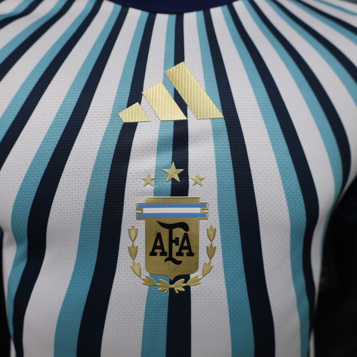 2026 Argentina Radial Stripe Jersey Player Version