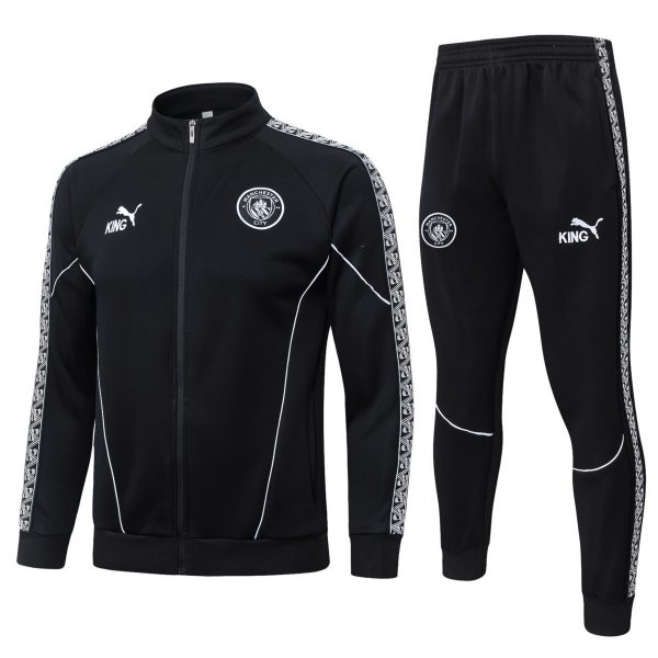 2026 Manchester City Black Jacket Training Suit Set