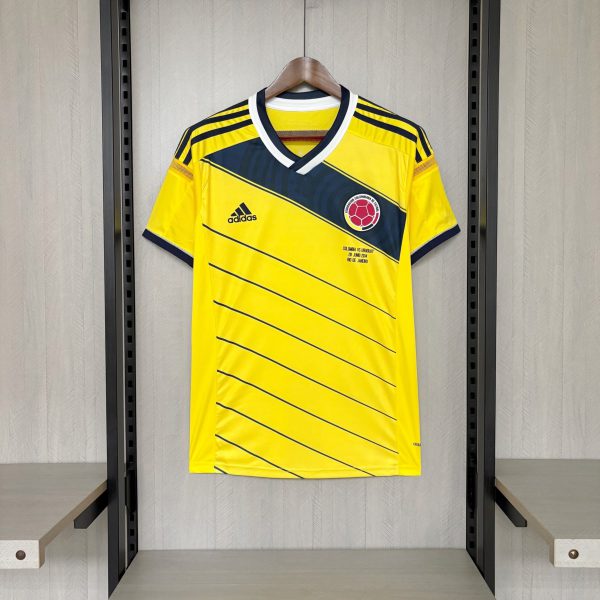 Retro Colombia 2014 Home jersey Fan Version