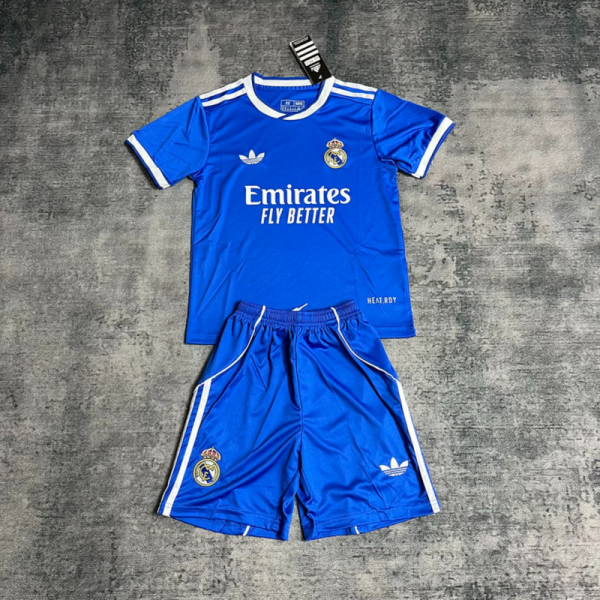 2025/26 Real Madrid Second Away Kids Kits
