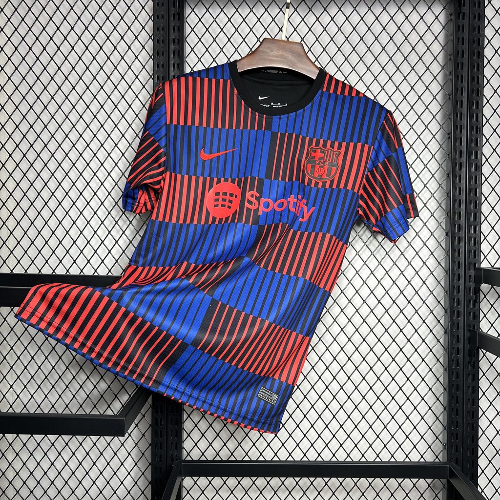 24/25 Barcelona Pre-Match Jersey Fan Version