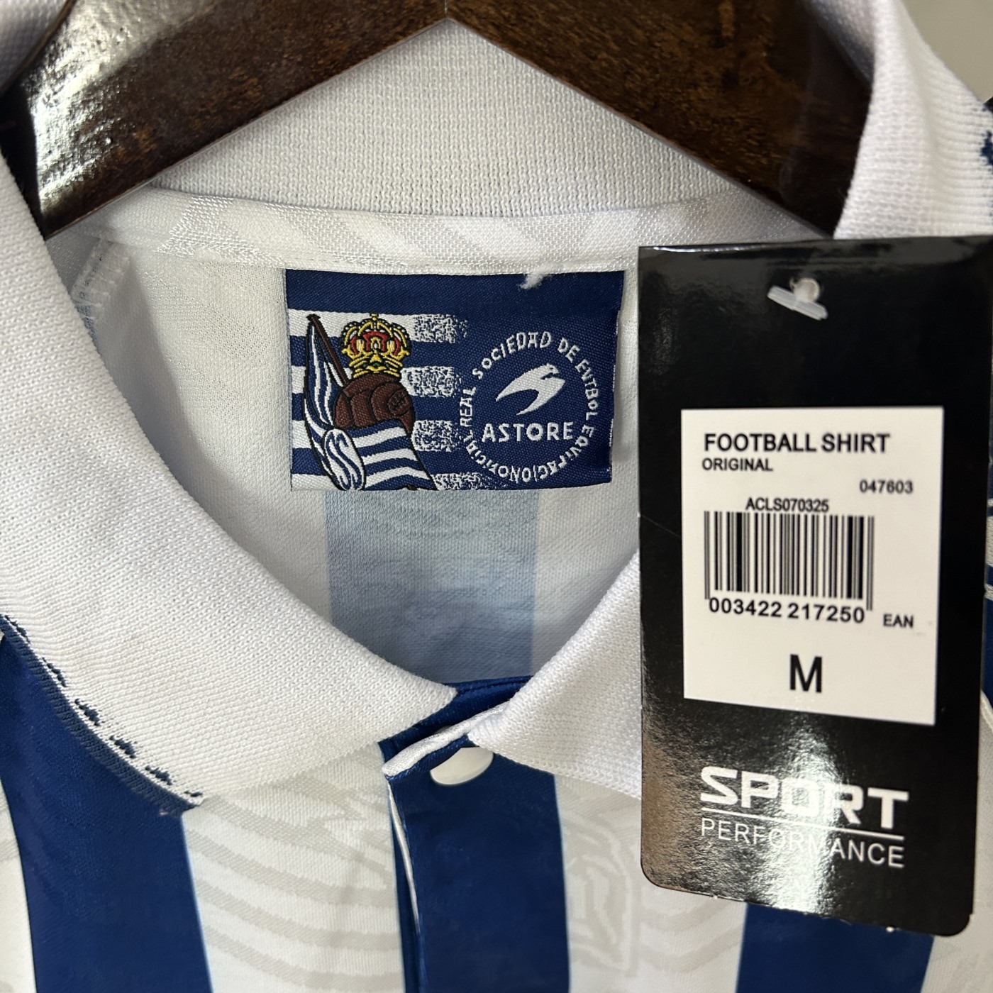 Retro 94/95 Real Sociedad Home jersey Fan Version