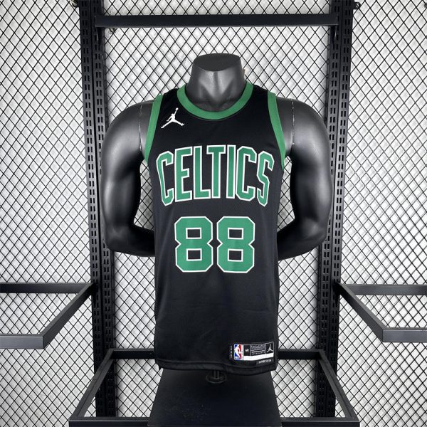 NBA Boston Celtics 2023 Round Neck Black Jersey QUETA#88 S-XXL