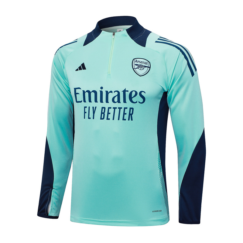 24/25 Arsenal Green Long-sleeved half-pull training kit Football team kit