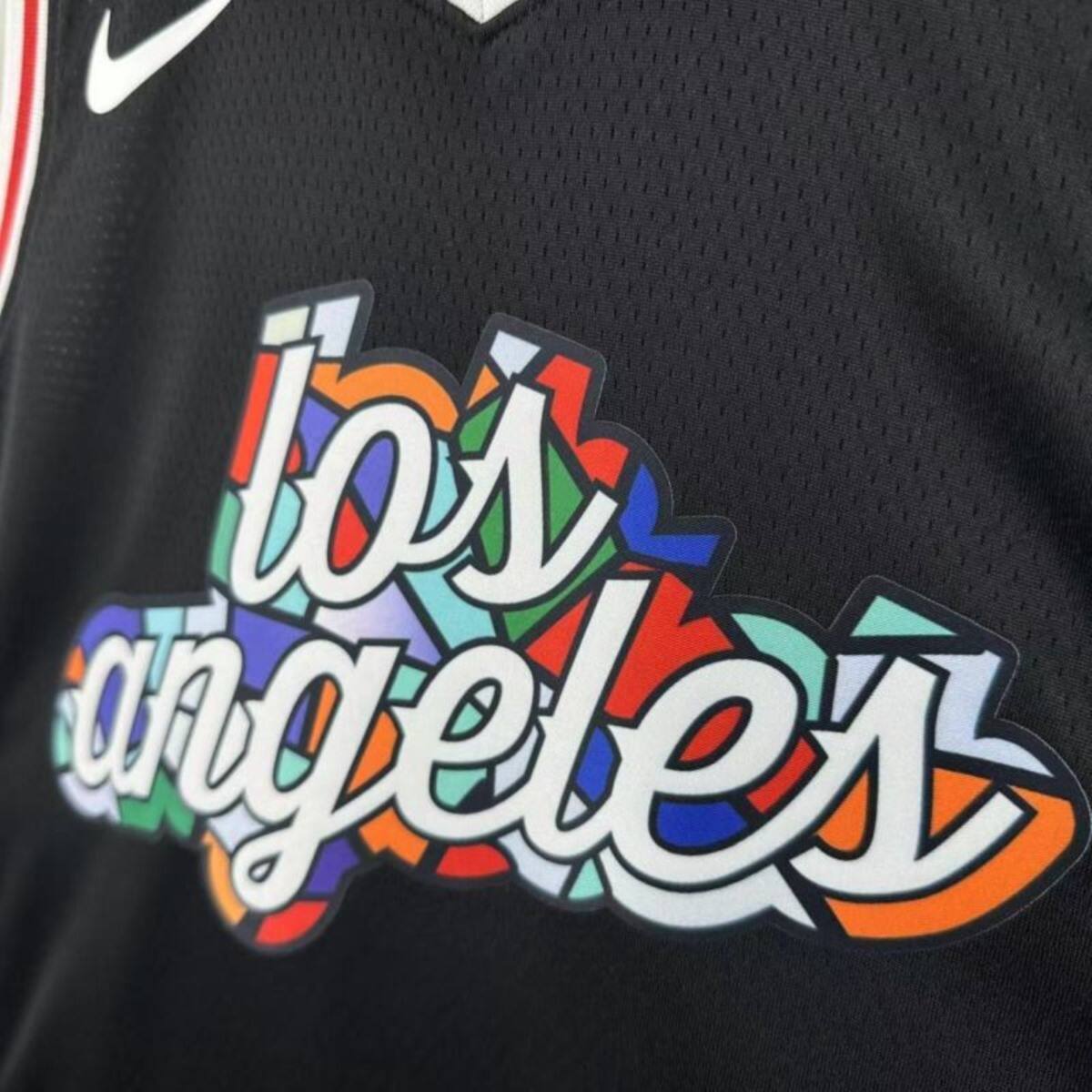 NBA Los Angeles Clippers V-Neck Black Jersey PAULl#3 S-XXL
