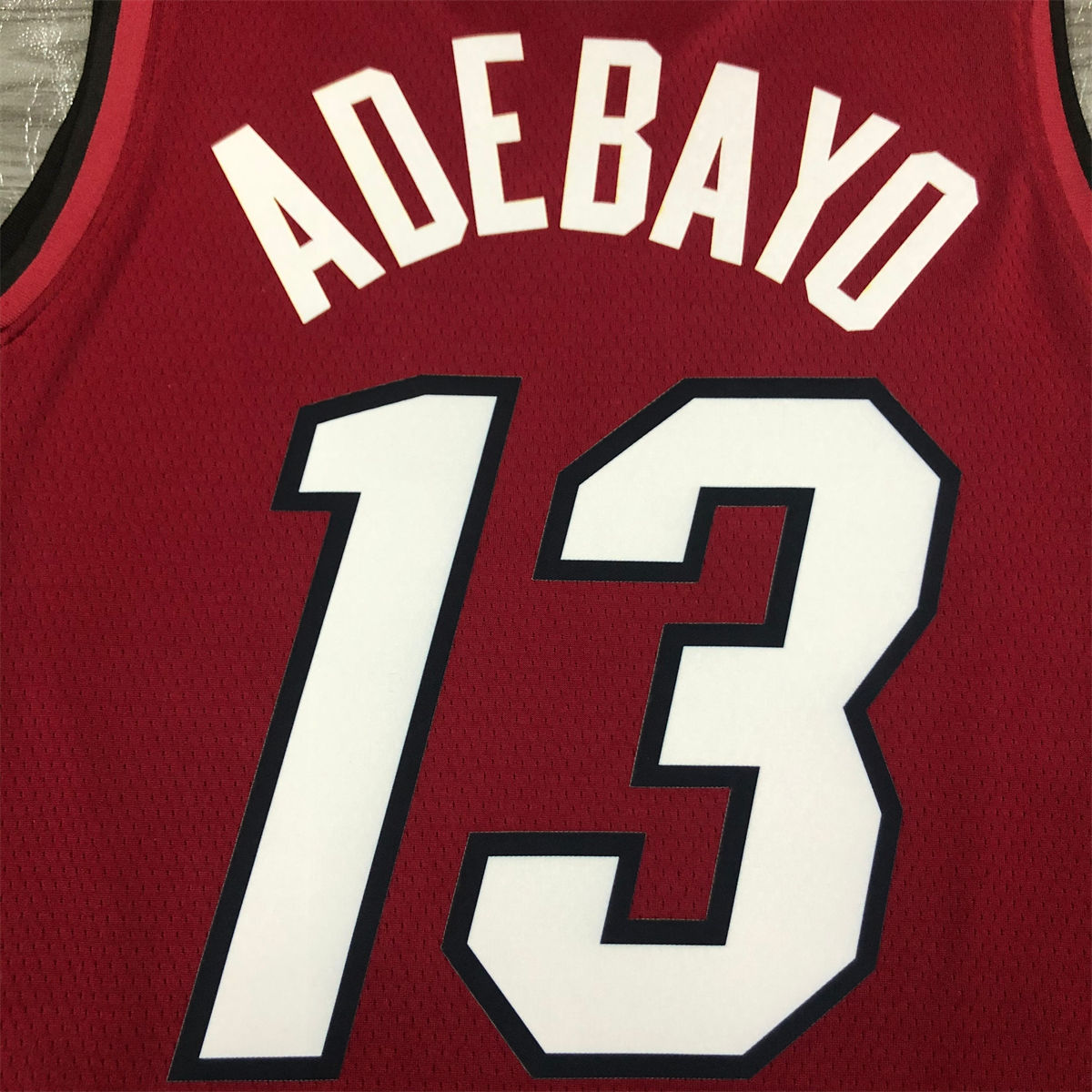 NBA Miami Hearts V-Neck Red Jersey ADEBAYO#13 S-XXL