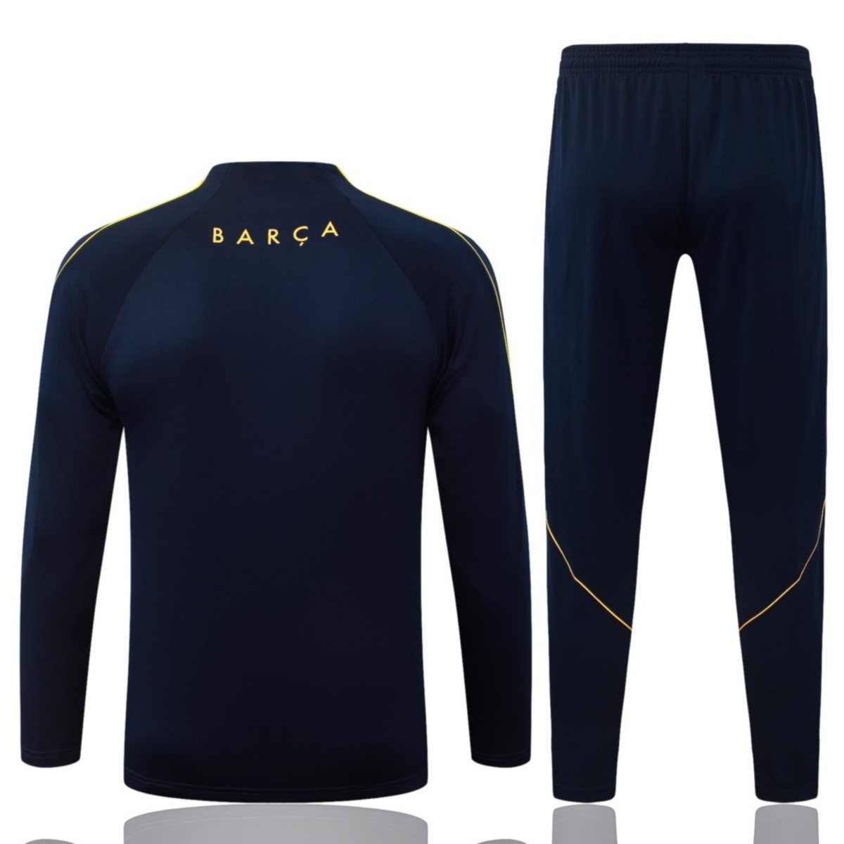 2026 Barcelona Royal blue Long-sleeved half-pull training