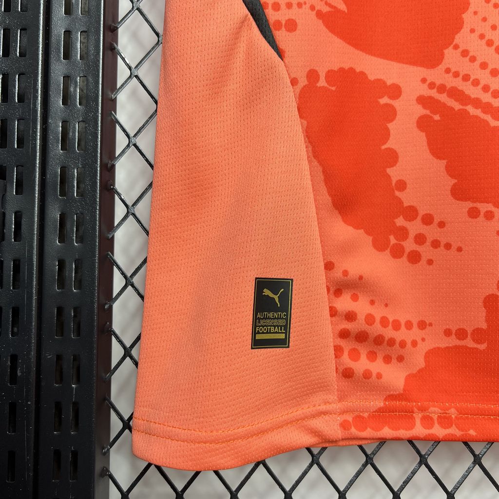 2024/25 Manchester City Orange Color Jersey Fan Version