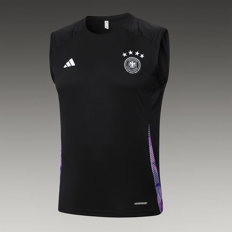 24/25 Germany Black Training Set Shirt and Shorts