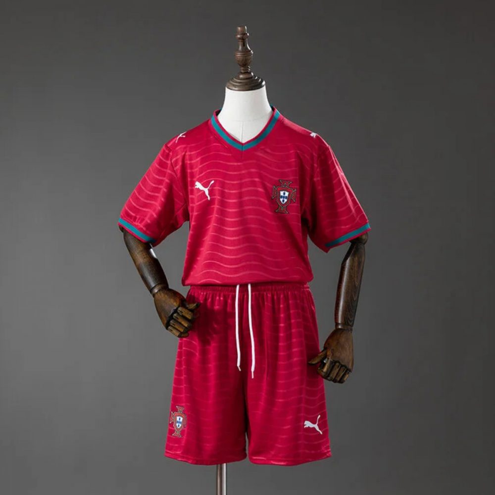 Portugal 2026 World Cup Home jersey Kid Kits Size 16-28