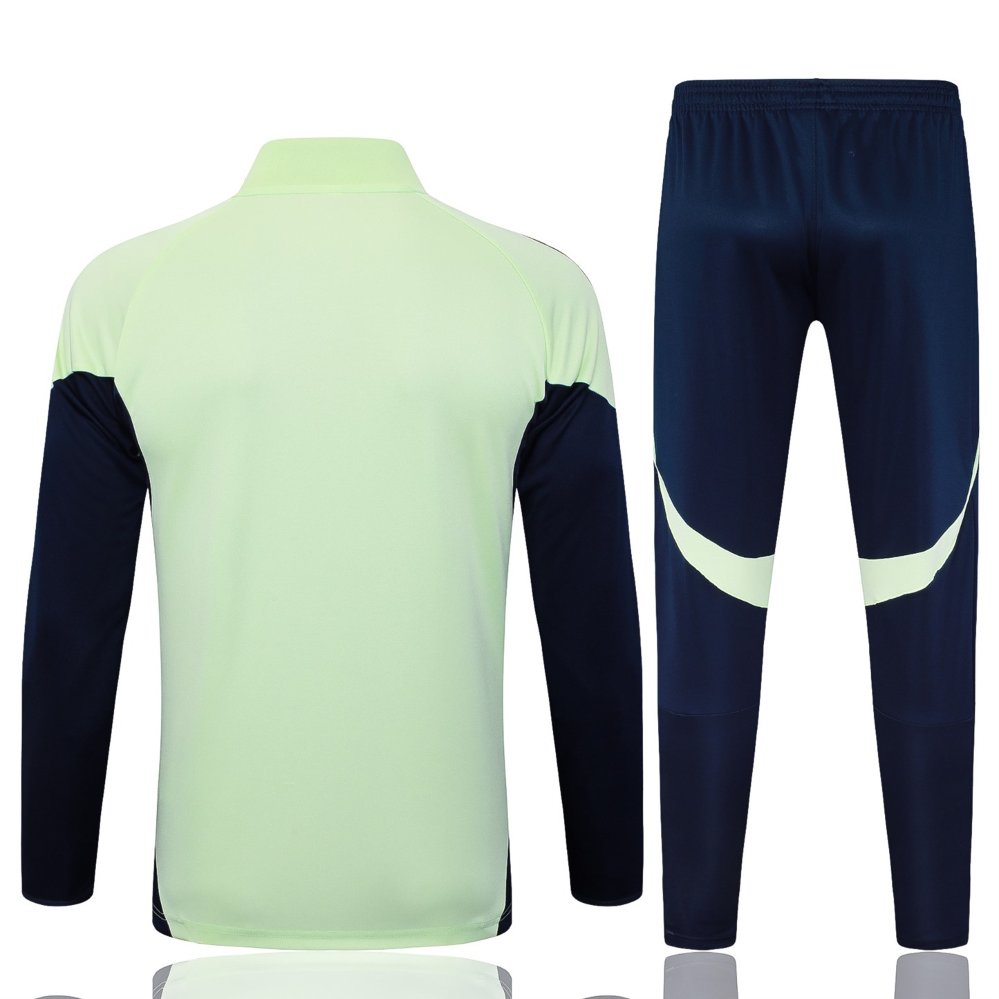 2025/26 Real Madrid light green Jacket Training Suit Set Football Team Shirt Sports Fashion
