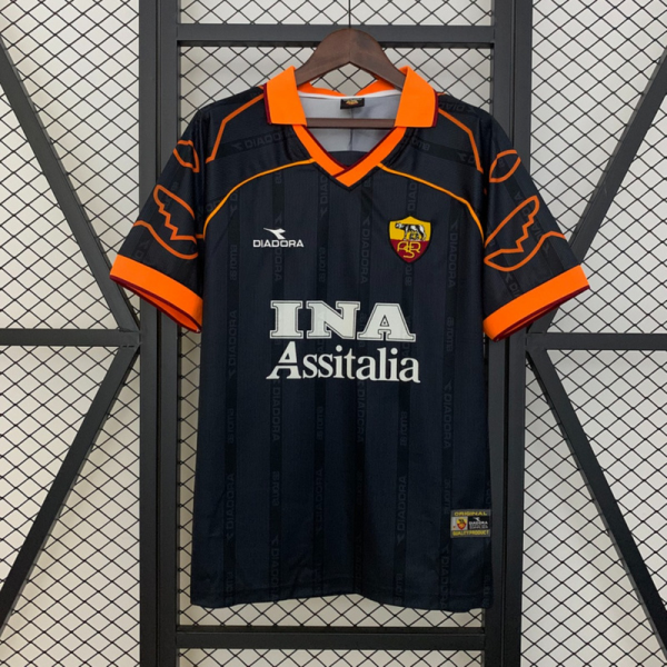 Retro 99/00 Roma Second Away jersey Fan Version