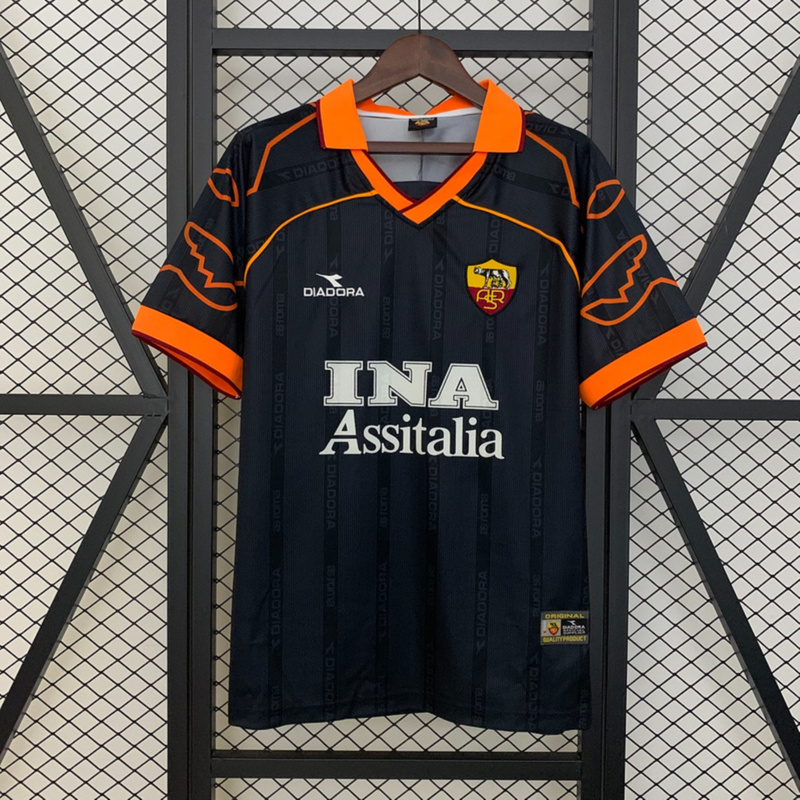 Retro 99/00 Roma Second Away jersey Fan Version
