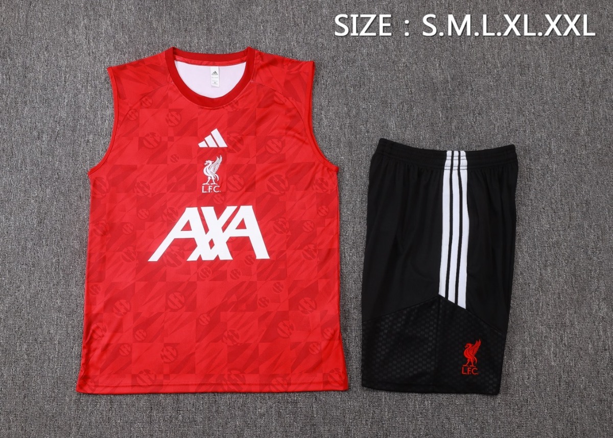 2026 Liverpool Red Training Set Shirt and Shorts