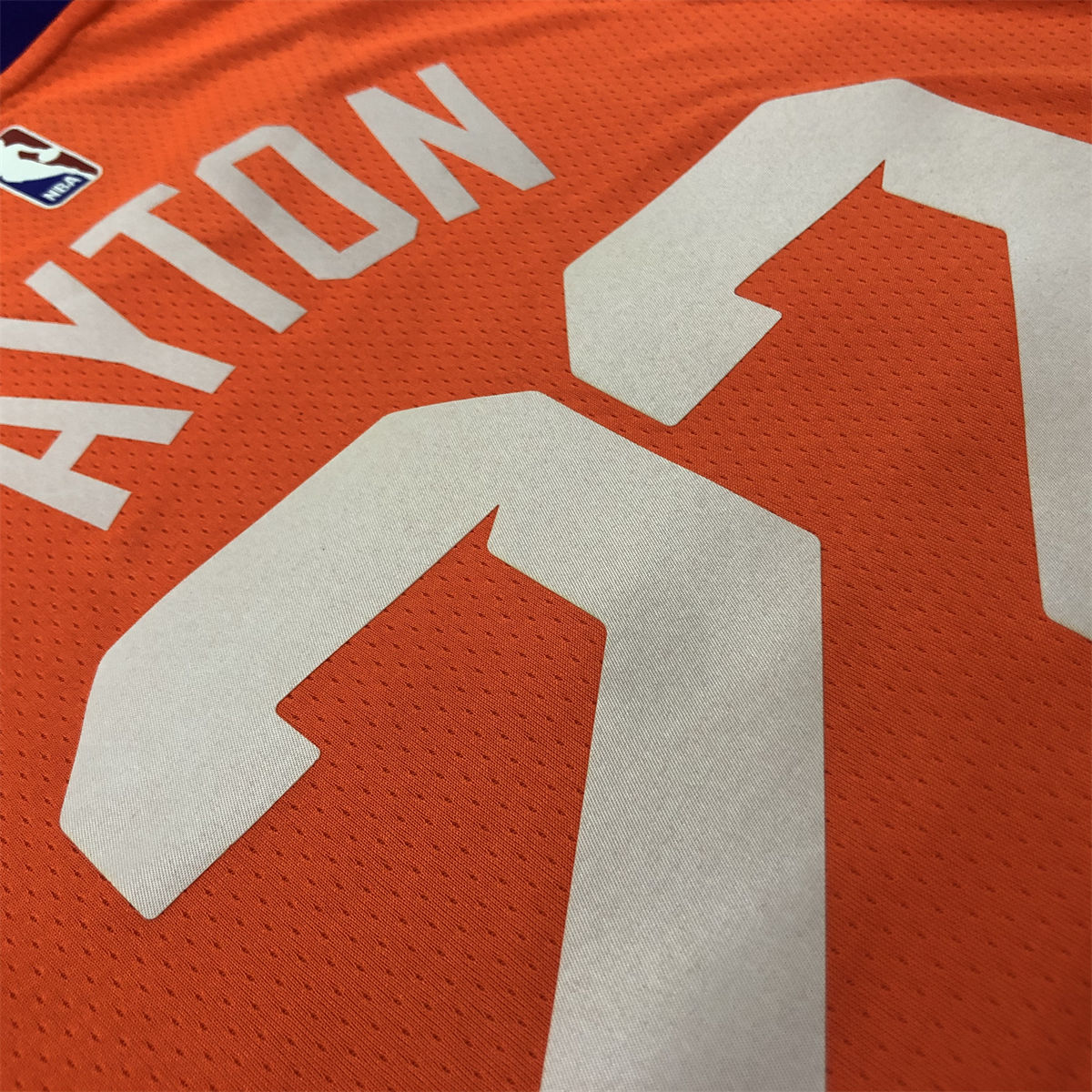 NBA Phoenix Suns V-Neck Orange jersey AYTON#22 S-XXL