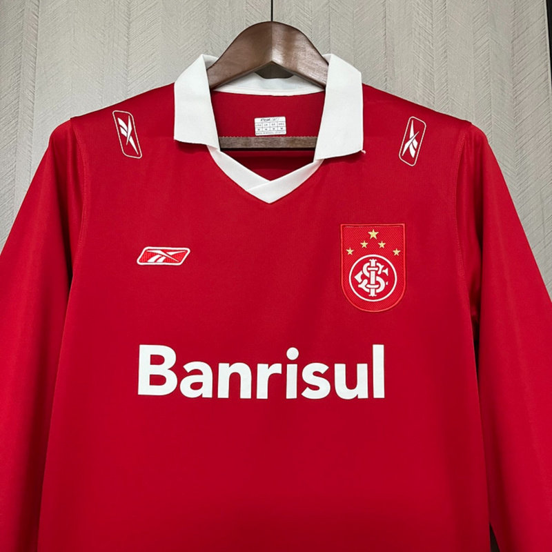 Retro Internacional 2006 Home Long Sleeves jersey Fan Version