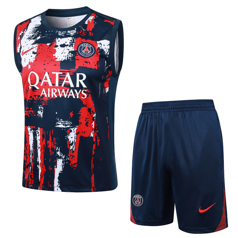 24/25 Paris royal blue Training Set Shirt and Shorts