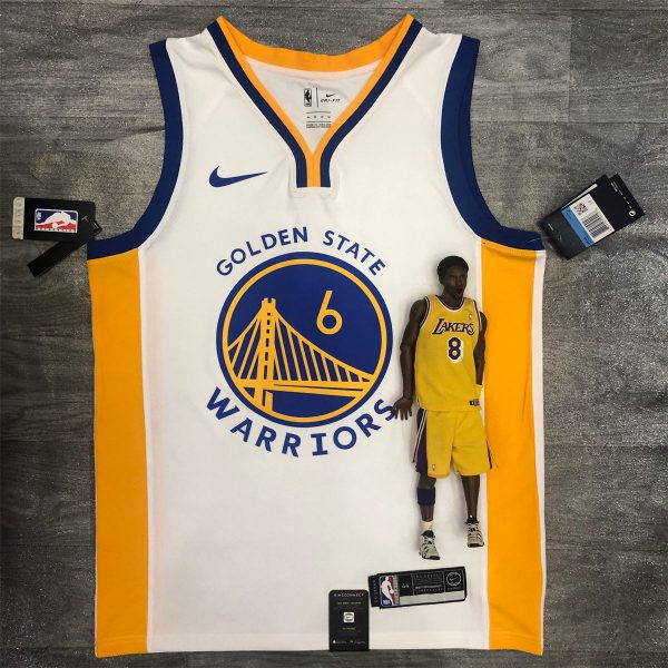 NBA Golden State Warriors v neck White Jersey YOUNG#6 S-XXL