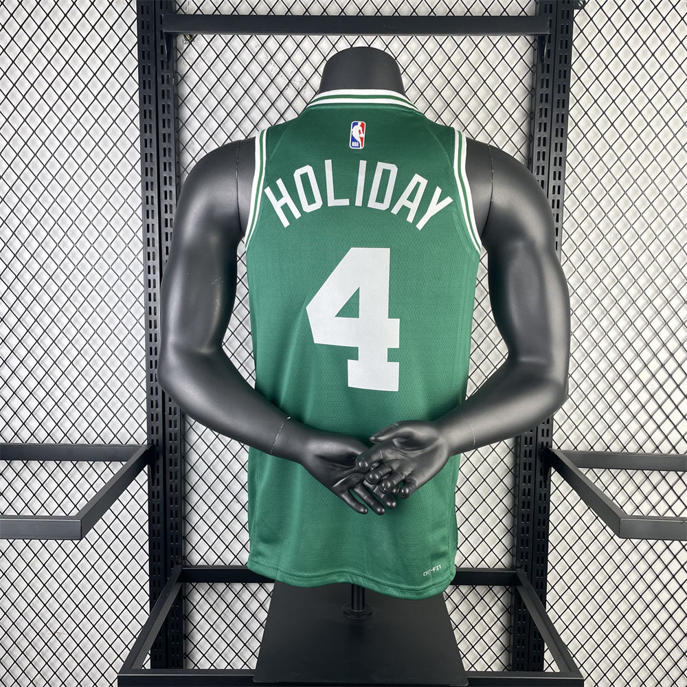NBA Boston Celtics Jayson HOLIDAY#4 2022/23 Kelly Green Icon Edition Swingman Jersey S-XXL