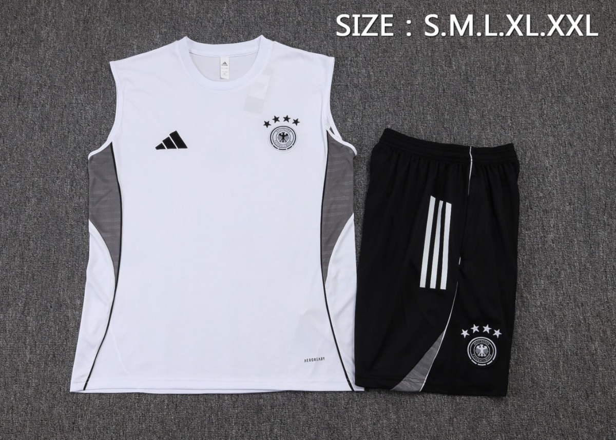 2026 Germany White Training Set Shirt and Shorts