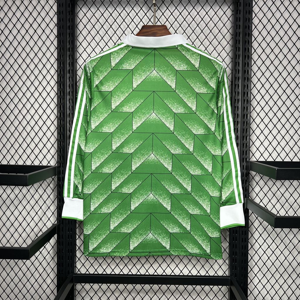 Retro Germany 1990 Away Long Sleeve jersey Fan Version