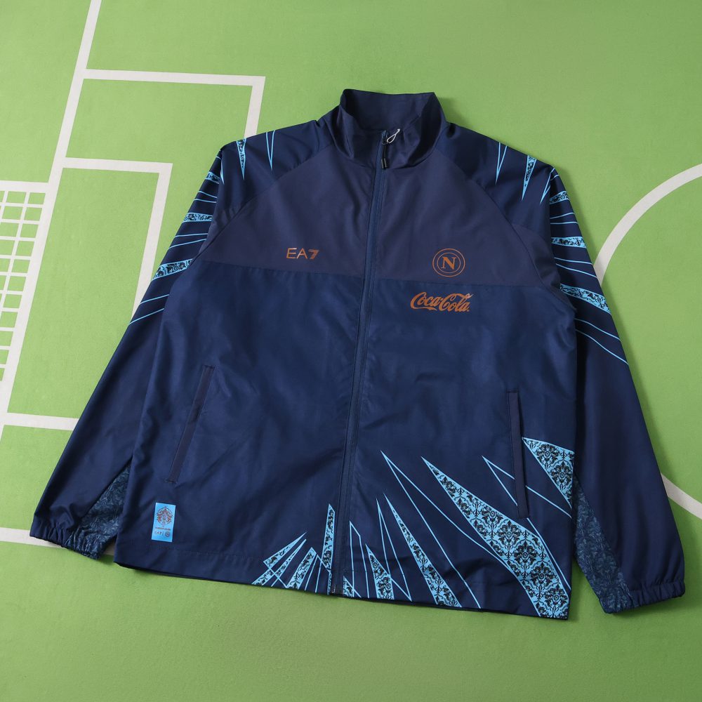 2025/26 Napoli Navy Blue Windbreaker