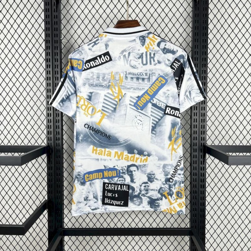 2025/26 Real Madrid Glory Graffiti Board Jersey Fan Version