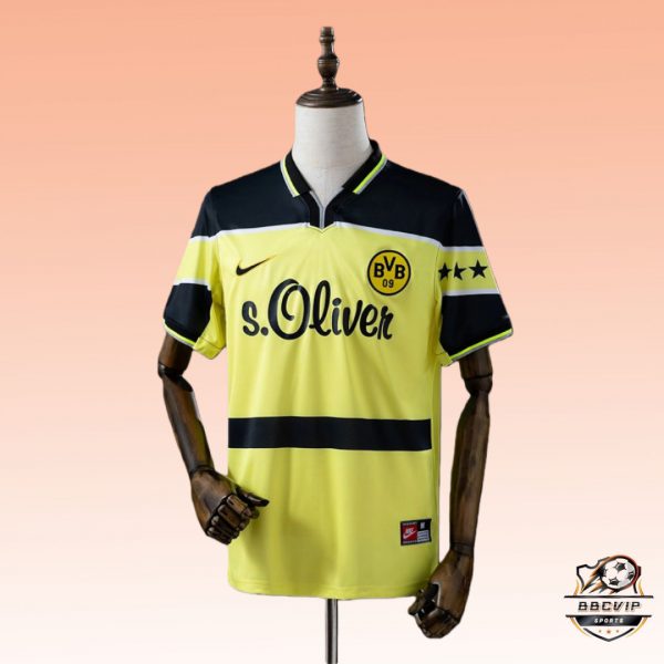 Retro Dortmund 1997 home jersey Fan Version