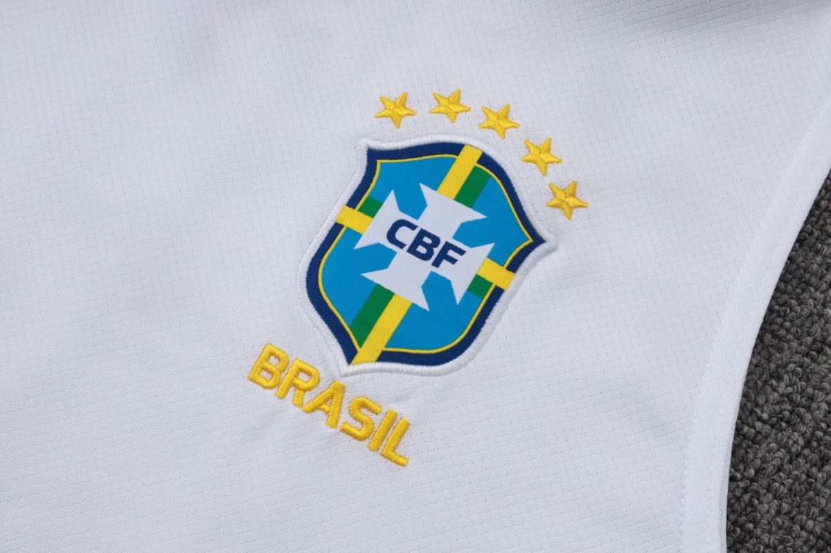 2026 Brazil White Training Set Shirt and Shorts