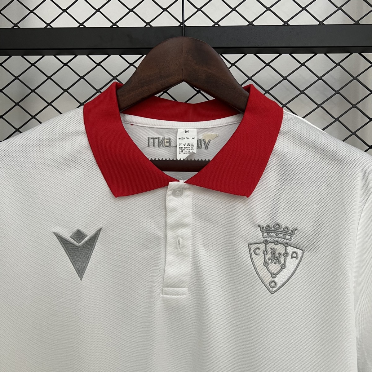 2025/26 Osasuna Polo White Jersey Fan Version