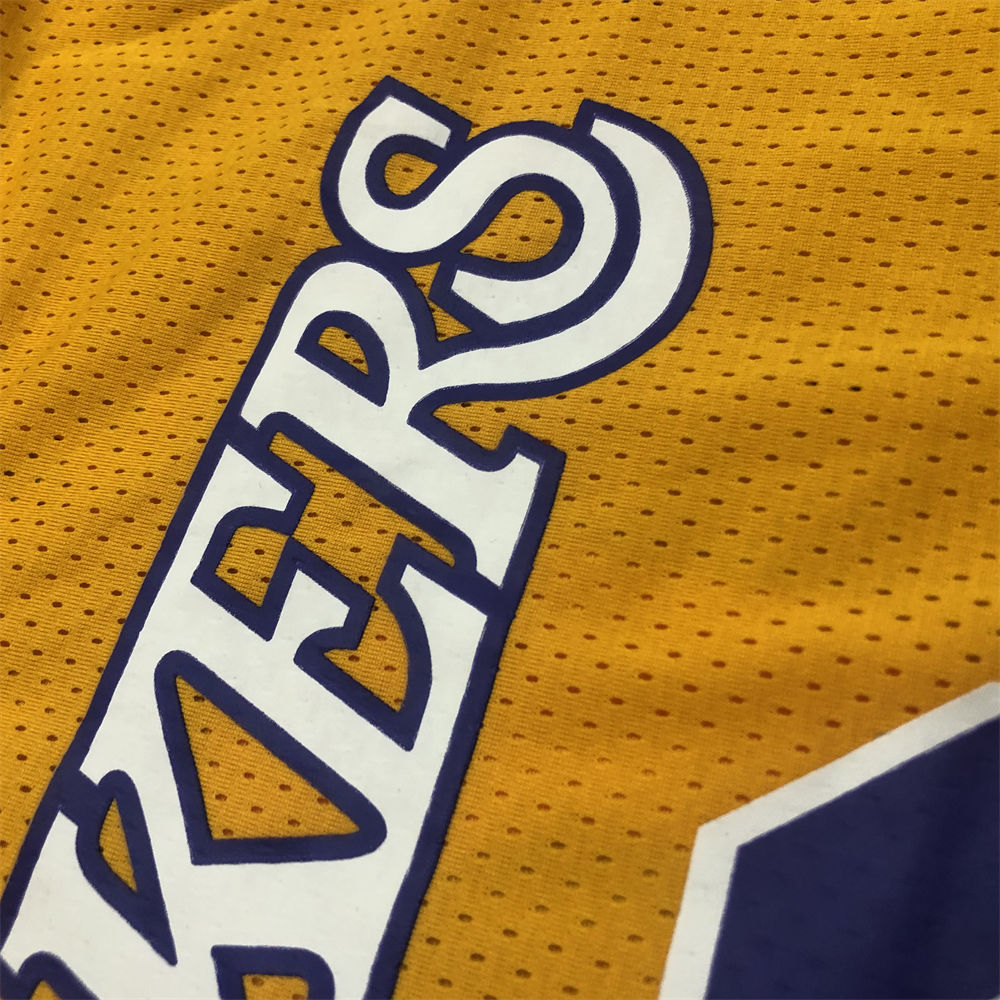 NBA Los Angeles Lakers Mitchellness Jersey Golden BRYANT#8 S-XXL