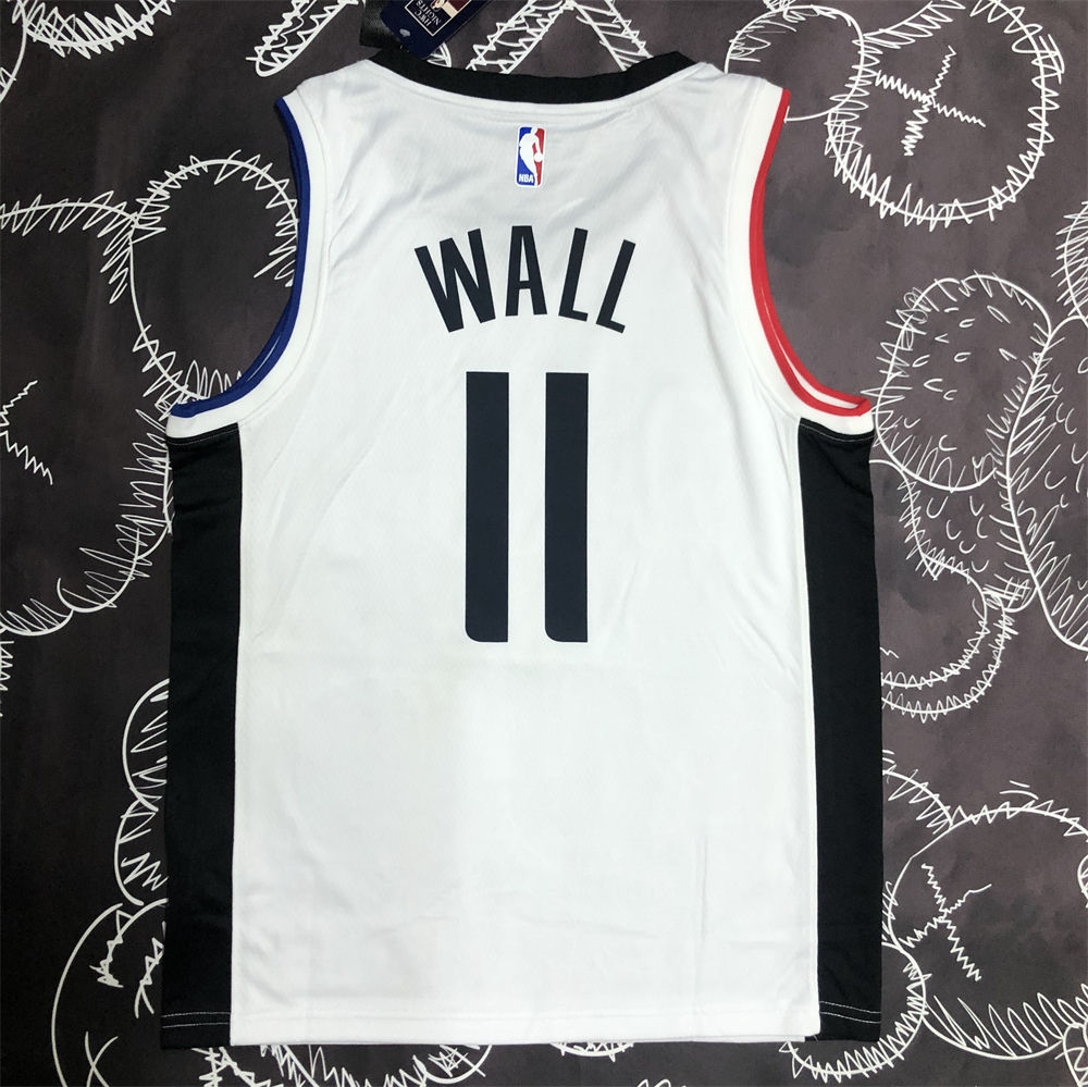 NBA Los Angeles Clippers V-Neck White Jersey WALL#11 S-XXL