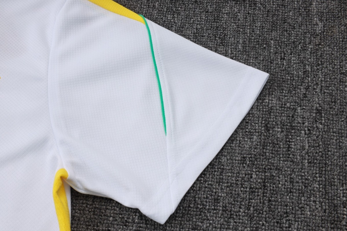 2026 Brazil White Training Set Shirt and Shorts