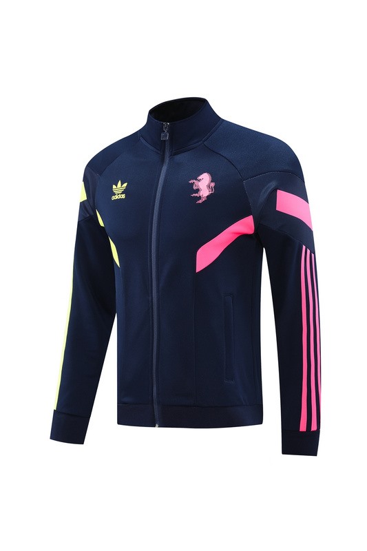 2024 Juventus Royal Blue Jacket Training Suit Set Football Team Shirt Sports Fashion