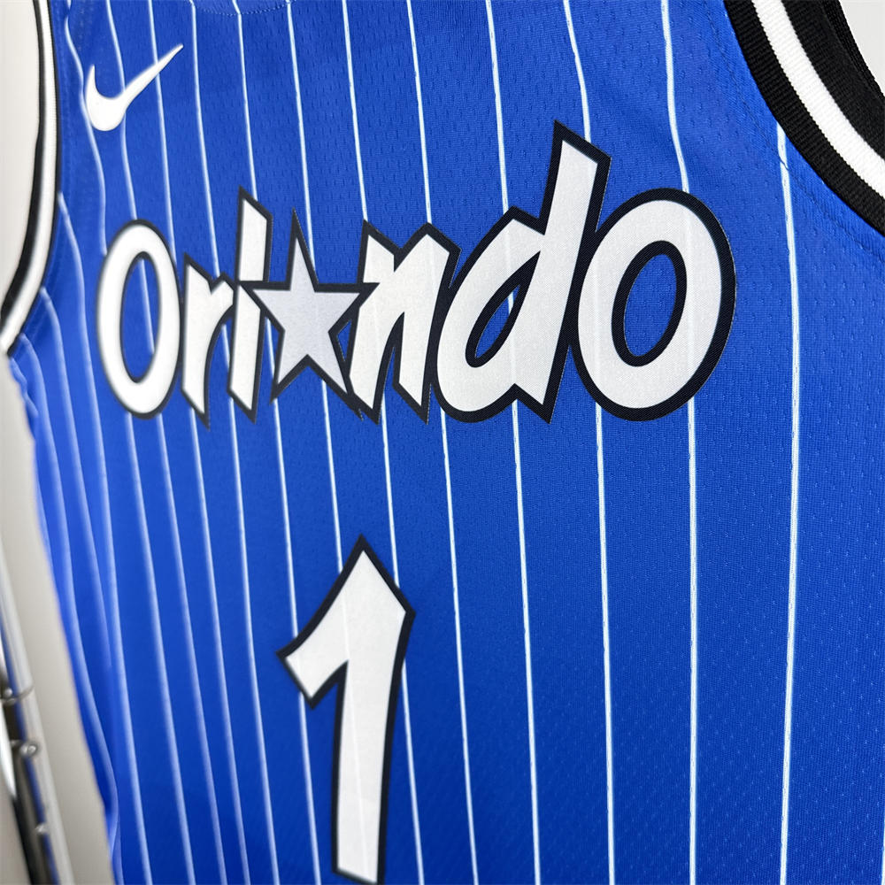 NBA Orlando Magic 2019 Retro Edition Round Neck Blue Jersey HARDAWAY#1 S-XXL