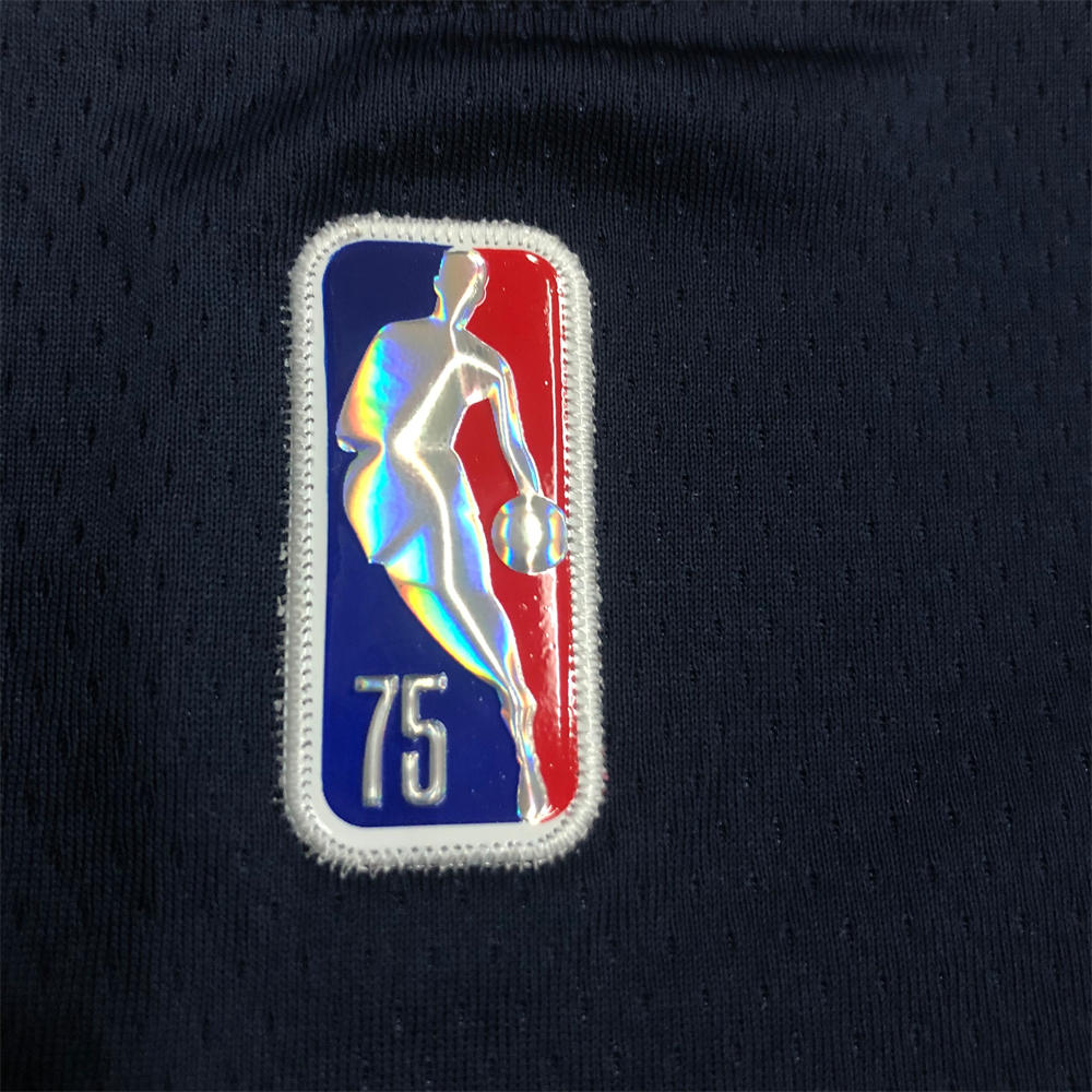 NBA Brooklyn Nets V-Neck Black 75th anniversary Jersey DURANT#7 S-XXL