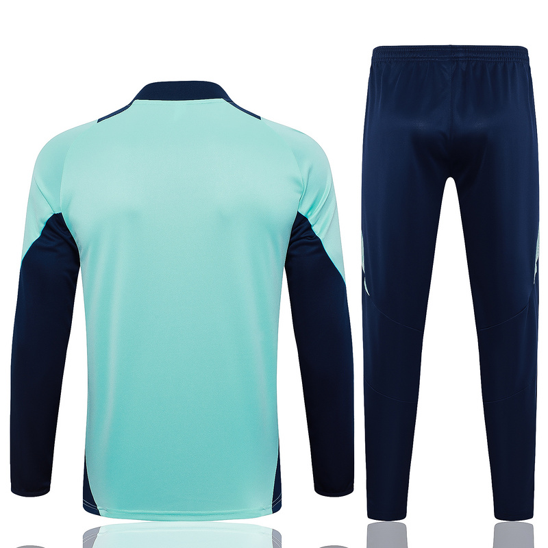 24/25 Arsenal Green Long-sleeved half-pull training kit Football team kit