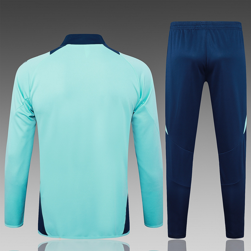2024/25 Manchester United Light green Jacket Training Suit Set Football Team Shirt Sports Fashion