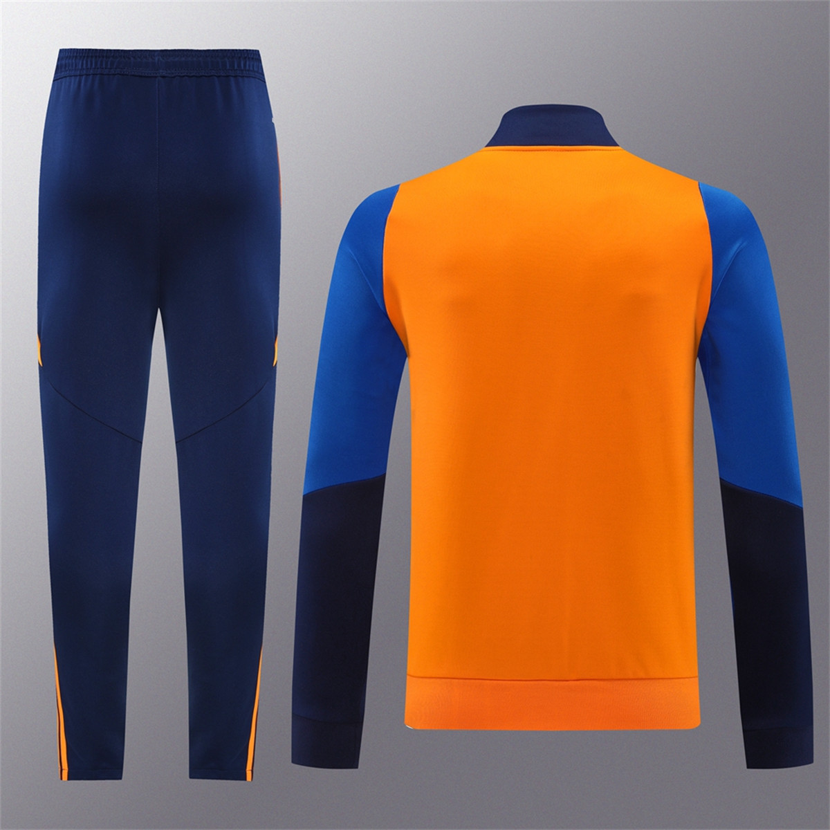 2024 Juventus Orange Jacket Training Suit Set Football Team Shirt Sports Fashion