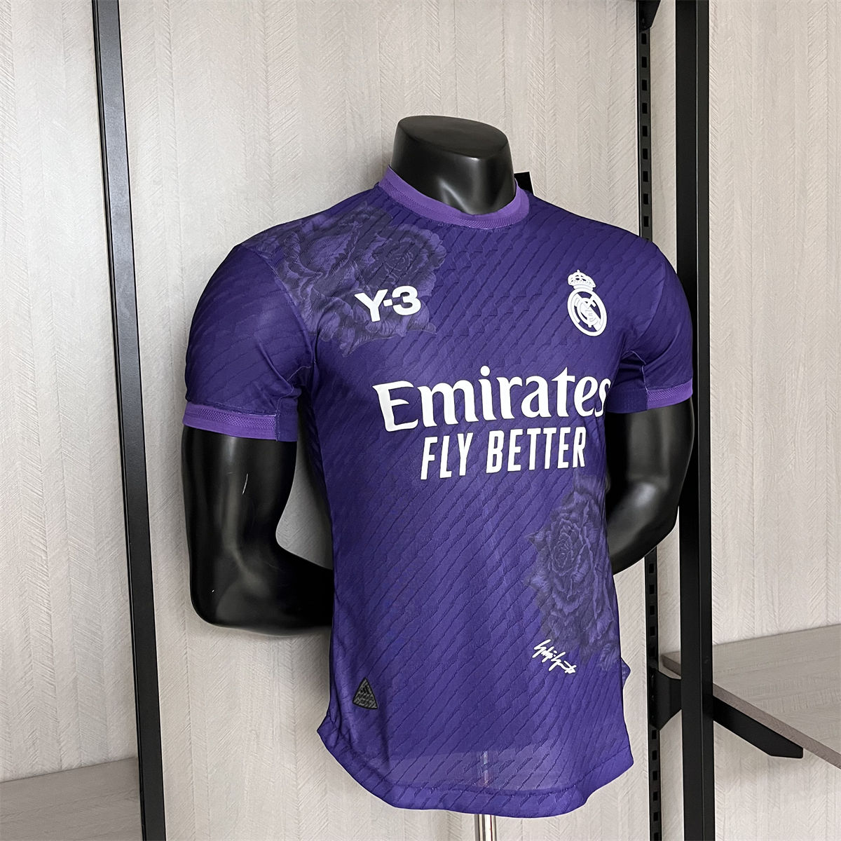 23/24Real Madrid Y-3 Special Edition Purple Jersey Player Version
